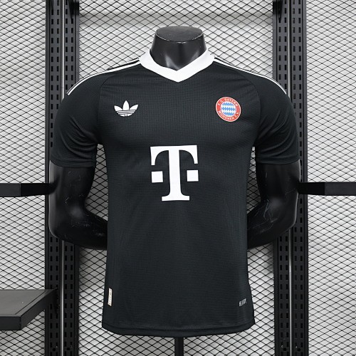 Bayern Munich 24/25 Player Black Goalkeeper Jersey