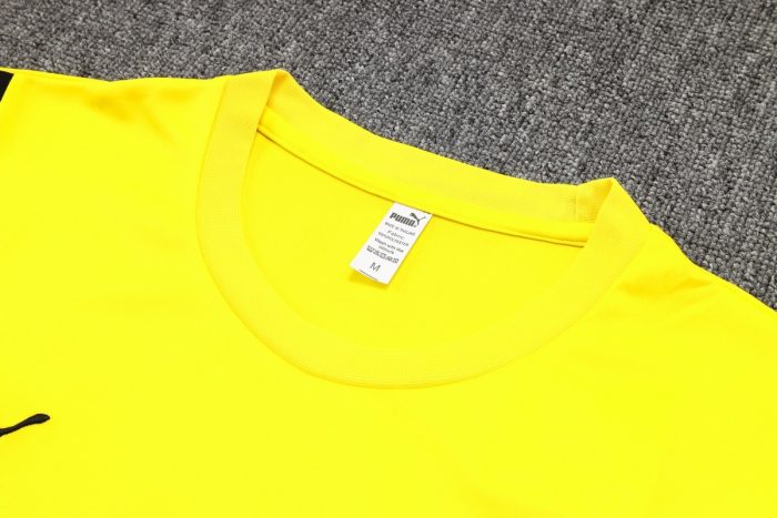 Borussia Dortmund 23-24 Yellow Short Sleeve Training Suit - 图片 6