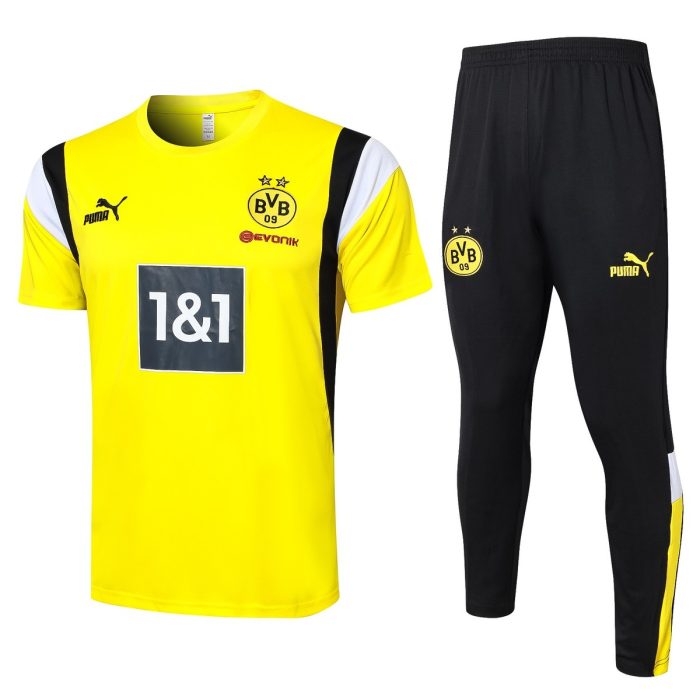 Borussia Dortmund 23-24 Yellow Short Sleeve Training Suit - 图片 8