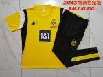 Borussia Dortmund 23-24 Yellow Short Sleeve Training Suit - 图片 9
