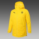 2021 Borussia Dortmund Yellow Cotton Jacket - 图片 3