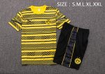 Borussia Dortmund 22-23 Yellow Printed Short Sleeve Training Set with 5-Inch Shorts - 图片 7