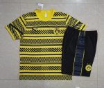 Borussia Dortmund 22-23 Yellow Printed Short Sleeve Training Set with 5-Inch Shorts - 图片 9