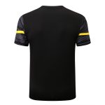 Borussia Dortmund 22/23 Black Short Sleeve Training Suit with 5-Point Shorts - 图片 6