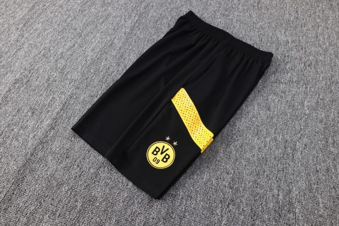 Borussia Dortmund 22-23 Yellow Short Sleeve Training Set with 5-Inch Shorts - 图片 2