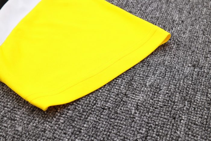 Borussia Dortmund 23-24 Yellow Polo Shirt (White Black Shoulder) - 图片 5