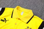 Borussia Dortmund 23-24 Yellow Polo Shirt (White Black Shoulder) - 图片 6