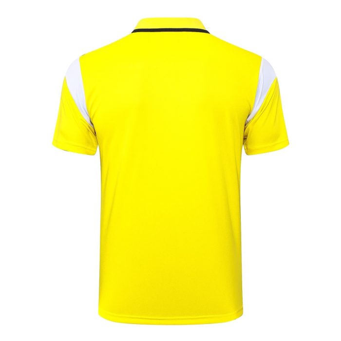 Borussia Dortmund 23-24 Yellow Polo Shirt (White Black Shoulder) - 图片 7