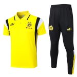 Borussia Dortmund 23-24 Yellow Polo Shirt (White Black Shoulder) - 图片 8