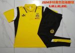 Borussia Dortmund 23-24 Yellow Polo Shirt (White Black Shoulder) - 图片 9