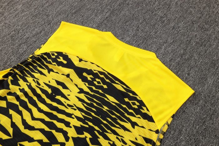 Borussia Dortmund 24/25 Vest Yellow Black Splatter - 图片 4