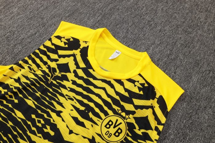 Borussia Dortmund 24/25 Vest Yellow Black Splatter - 图片 6