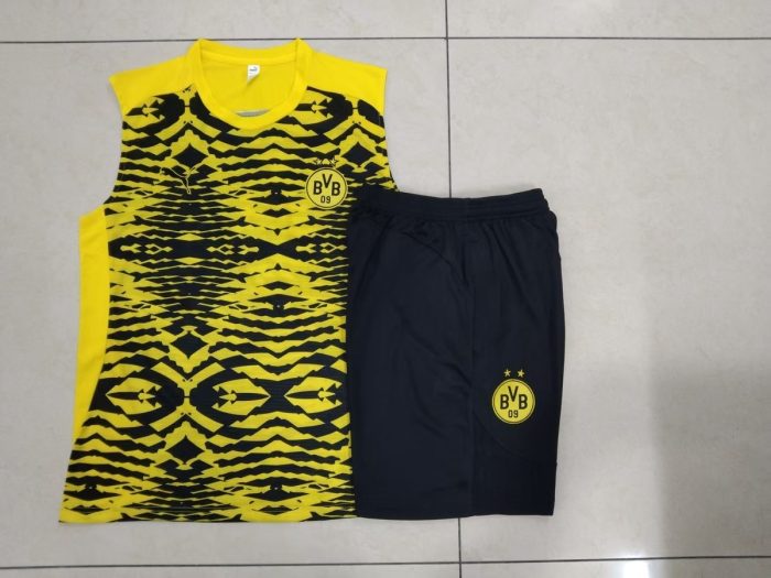 Borussia Dortmund 24/25 Vest Yellow Black Splatter - 图片 9
