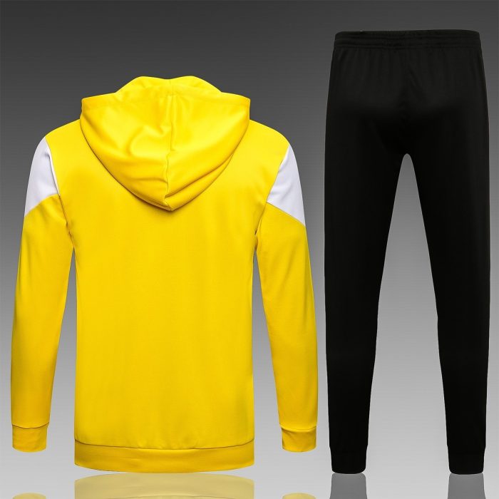 Borussia Dortmund 21/22 Long Zip Jacket Yellow - 图片 2