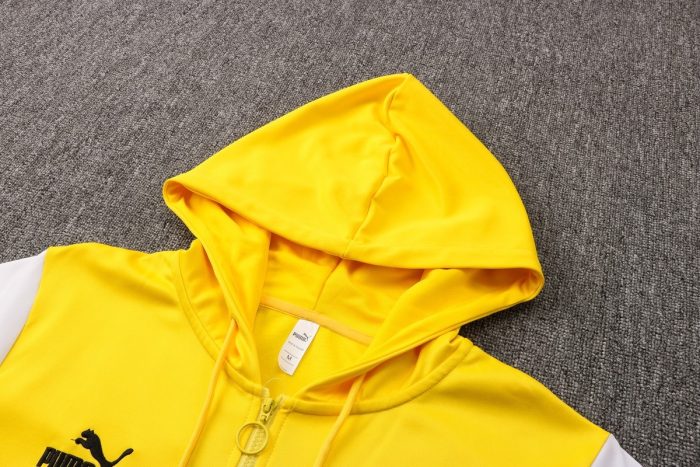 Borussia Dortmund 21/22 Long Zip Jacket Yellow - 图片 8