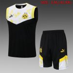 Borussia Dortmund 22/23 Black Vest with Splatter Print