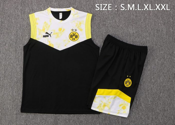Borussia Dortmund 22/23 Black Vest with Splatter Print - 图片 2