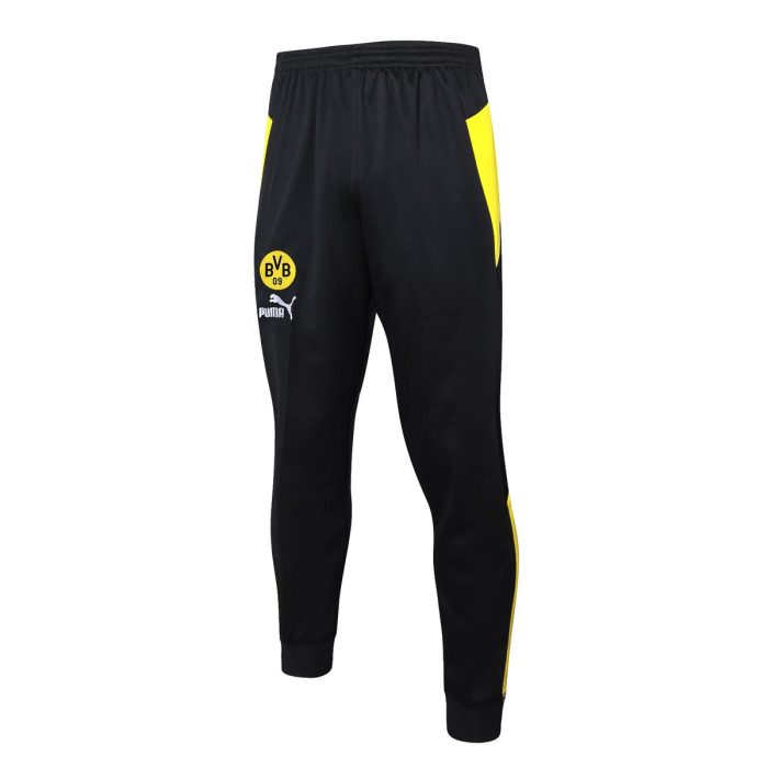 Borussia Dortmund 23-24 Half-Zip Hoodie Black Spray Print - 图片 7