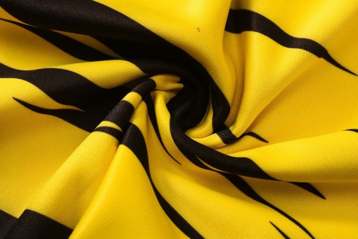 2021 Borussia Dortmund Yellow Long Zip Jacket with Hood S-2XL - 图片 3
