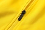 2021 Borussia Dortmund Yellow Long Zip Jacket with Hood S-2XL - 图片 5