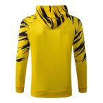 2021 Borussia Dortmund Yellow Long Zip Jacket with Hood S-2XL - 图片 8