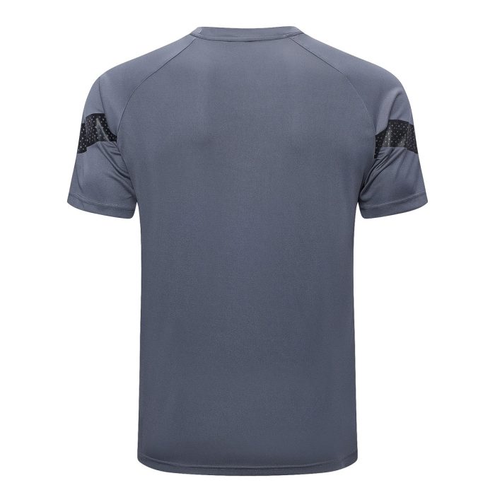 Borussia Dortmund 22-23 Grey Short Sleeve Training Set with 5-Inch Shorts - 图片 8