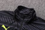 Borussia Dortmund 22/23 Long Zipper Jacket Black Grey - 图片 7