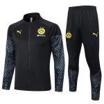 Borussia Dortmund 23-24 Black Long Zipper Jacket - 图片 8