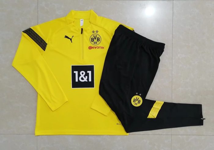 Borussia Dortmund 22/23 Yellow Half-Zip Jacket - 图片 9