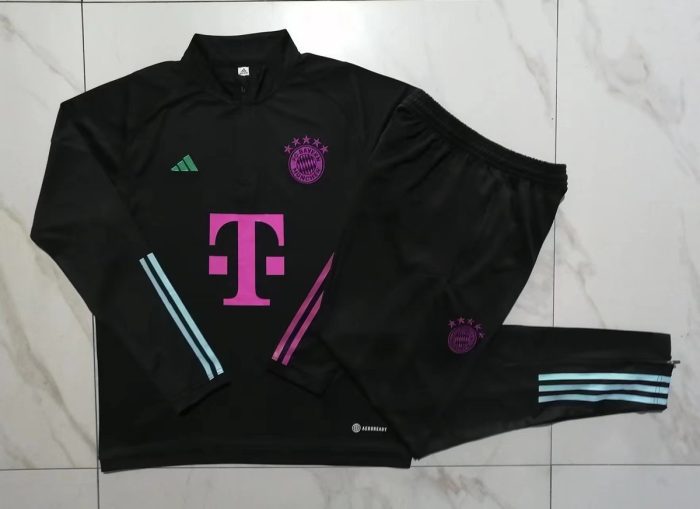 Bayern Munich 23-24 Half-Zip Black - 图片 9