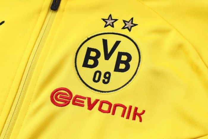 Borussia Dortmund 22-23 Yellow Long Zipper Jacket - 图片 6