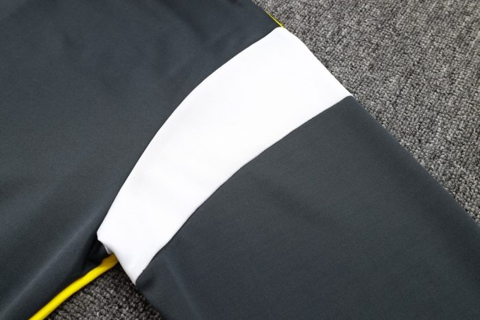 Borussia Dortmund 23-24 Grey Long Zipper Jacket - 图片 3