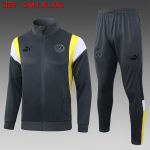 Borussia Dortmund 23-24 Grey Long Zipper Jacket - 图片 8