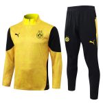 Borussia Dortmund Yellow Splatter Half-Zip Jacket - 图片 8