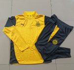 Borussia Dortmund Yellow Splatter Half-Zip Jacket - 图片 9