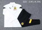 Borussia Dortmund 22/23 White Long Zipper Jacket - 图片 2