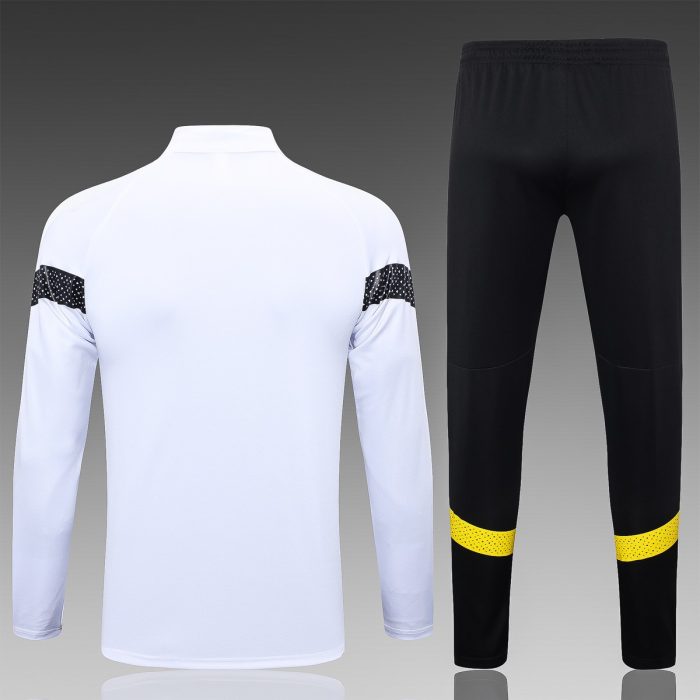 Borussia Dortmund 22/23 White Long Zipper Jacket - 图片 7