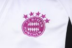 Bayern Munich 23-24 Half Zip Jacket White - 图片 6