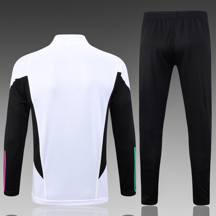 Bayern Munich 23-24 Half Zip Jacket White - 图片 7