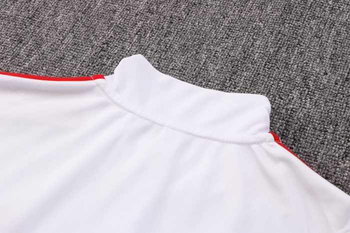 Bayern Munich 22/23 White Half-Zip Jacket - 图片 4