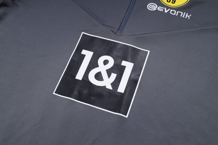 Borussia Dortmund 22/23 Half-Zip Jacket Dark Gray - 图片 5