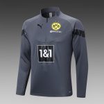 Borussia Dortmund 22/23 Half-Zip Jacket Dark Gray - 图片 8
