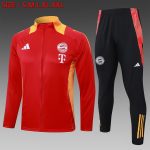 Bayern Munich 24/25 Red Long Zipper Jacket
