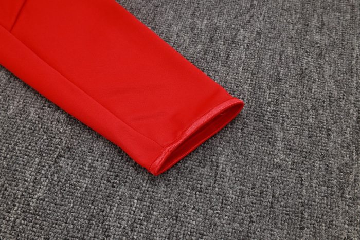 Bayern Munich 24/25 Red Long Zipper Jacket - 图片 6