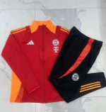 Bayern Munich 24/25 Red Long Zipper Jacket - 图片 9