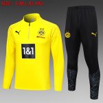 Borussia Dortmund 23-24 Yellow Half-Zip Jacket