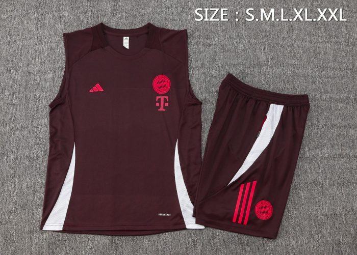 Bayern Munich 24/25 Vest Red Brown - 图片 2