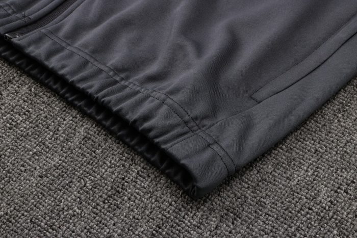 Borussia Dortmund 21/22 High Neck Dark Gray Long Zipper Jacket - 图片 4