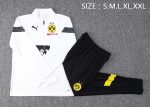 Borussia Dortmund 22-23 White Half-Zip Jacket - 图片 2