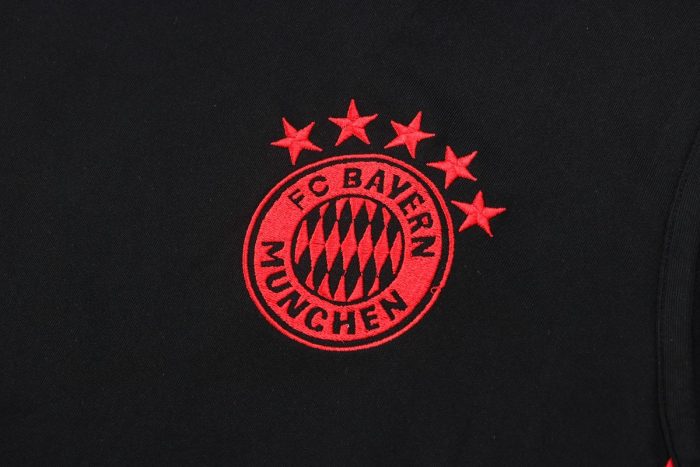 Bayern Munich 22/23 Black Vest with Red Trim - 图片 5